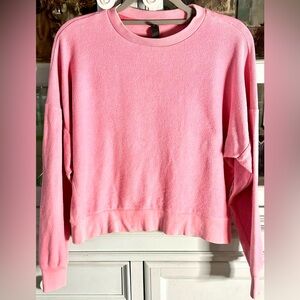 Alya Blush Pink Crew Neck Sweater